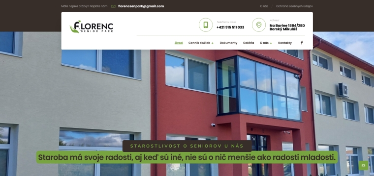 Florenc – Senior Park