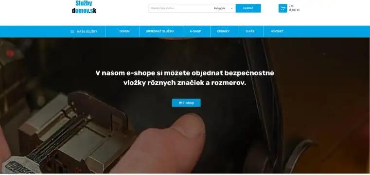 E-shop pre domácnosti a služby - Slovensko trh