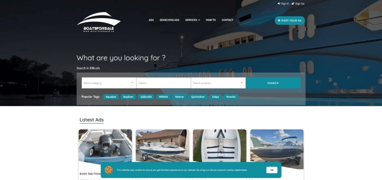 Screenshot 2022 09 06 at 11 05 11 Boatsforsale.eu is focused on the sale of boats motor boats sailboats yachts jetboats small 010