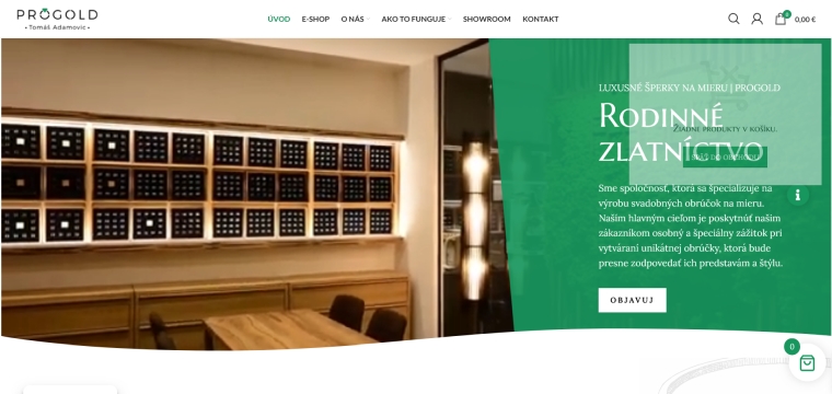 eshop Rodinne zlatnictvo ProGold